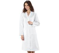 fratelliditalia.org Women's Pure White Cotton Laboratory Pharmacist Herbalist Veterinary Shirts