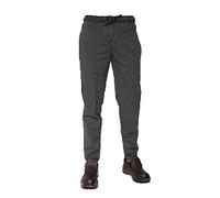 Fratelliditalia Pinstripe Trousers for Chefs, Bars, Pubs, Cooks, Restaurants, Pizzerias, Waiters Black Black L