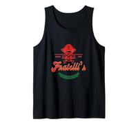Fratelli's Italian Eatery Vintage Retro Foodie Print Tank Top