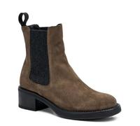 Frau 82A5 Beatles Women's Suede Heel, Cam Peat, 5 UK