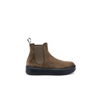 Frau Beatles Women's Casual Suede Leather 41C2, Peat, 8 UK