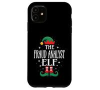 Fraud Analyst Elf Job Title Funny Christmas Matching Xmas Case for iPhone 11