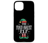 Fraud Analyst Elf Job Title Funny Christmas Matching Xmas Case for iPhone 15 Plus