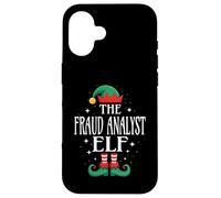 Fraud Analyst Elf Job Title Funny Christmas Matching Xmas Case for iPhone 16
