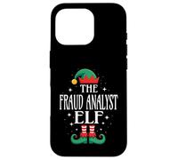 Fraud Analyst Elf Job Title Funny Christmas Matching Xmas Case for iPhone 16 Pro