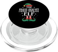 Fraud Analyst Elf Job Title Funny Christmas Matching Xmas PopSockets PopGrip for MagSafe