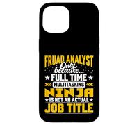 Fraud Analyst Job Title - Funny Fraud Investigator Examiner Case for iPhone 15