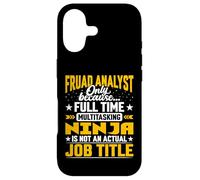 Fraud Analyst Job Title - Funny Fraud Investigator Examiner Case for iPhone 17