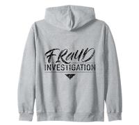 Fraud investigator Investigation Job Investigators Zip Hoodie