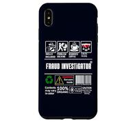 Fraud Investigator Packaging & Handling Label Coffee Wine Case for iPhone XS Max