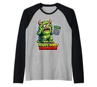 Frauds Worst Nightmare Funny Accountant Humor Raglan Baseball Tee