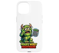 Fraud's Worst Nightmare Monster Accountant Case for iPhone 15