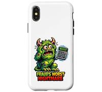 Fraud's Worst Nightmare Monster Accountant Case for iPhone X/XS