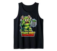 Fraud's Worst Nightmare Monster Accountant Tank Top