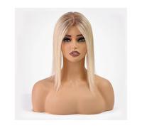 Frauen Haare 12 Inch Toppers Ombre Blonde Hairs Clip In Hairpieces Human for Hair Loss Cover Soft Natural Looking Hairs Extensions