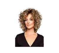 Frauen Haare 12inch Synthetic Women Mixed Blonde Brown Short Curly Wigs Hair Wigs Hair Wig for Women Hairs Extensions