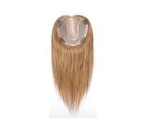 Frauen Haare 14 Inch Human Hair Toppers with Mono Lace Base Natural Dark Blonde Hair Pieces for Women with Thinning Hair Hairs Extensions