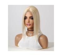 Frauen Haare Light Blonde 100% Remy Human Hair Toppers Silk Base Hairpieces for Women with Thinning Hair 12 inches Human Hair Toppers Middle Hairs Extensions