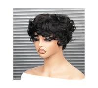 Frauen Haare Short Human Hair For Black Cut Wiges Humans Hairs Wig For Women Short Pixie Straight Hair Wigs Hairs Extensions