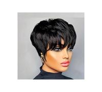 Frauen Haare Wigs For Women Human Hair Short Bob Wig With Bangs Layered Pixie Cut Wig Brazilian Human Hair Hairs Extensions
