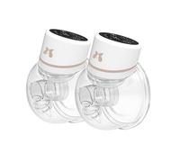 Fraupow Wearable Double Breast Pump Clear