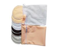 Fraupow Reusable Nursing Breast Pads 8 Pack | Includes Midwife Consultation & Breastfeeding Course | Award-Winning & Endorsed by The Breastfeeding Doctor | 4 Colours, Machine Washable, Bamboo Cotton
