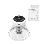 Fraupow Wearable Breast Pump & Breast Milk Storage Bags Bundle Clear