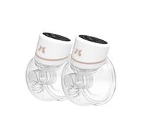 Fraupow Wearable Double Breast Pump Clear