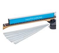 Frautron 16" Fret Leveling Beam, Aluminum Guitar Fret Leveler Sanding Block File Bar, Pro Luthier Fretboard Leveling Repair Tool with 12PCS 120/240/400/600/1000 Grit Replacement Sandpaper Strip