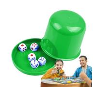 Fravsiu Dice Cup Set, Bar Dice Cup Set,Funny Dice Cup | Funny Dice Cup Games, Stackable Dice Cup with 5 Dice, Family Dice Game for Party,