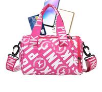 Fravsiu Gym Bag for Women, Workout Bag Small - Lightweight Travel Bag Multifunctional Women's Fitness Bag | Outdoor Bags Waterproof Shoulder Bag for Yoga, Sports, Pink Warm, riferimento alla
