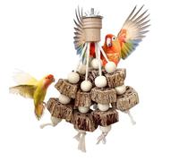 Fravsiu Parrot Chew Toy, Parakeet Game | Parakeet Shredding Toy for Macaw Parakeet Animal Lovers Trainers Huts Zoo Aviaries Bedroom Living Room Office