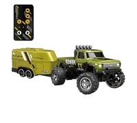 Fravsiu Remote Control Trucks For Boys | Small Crawler | Rechargeable Indoor Car Racer, 2.4GHz Electric Car Toy With Lights, 1:64 Scale For Boys & Girls