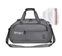 Fravsiu Weekend Handbag, Sports Bag for Men | Weekender Overnight Bag Shoulder Bag - Sports Bags for Men, Sports Bag, Waterproof, Large Capacity for Clothing, Shoes, grey, Se référer au descriptif