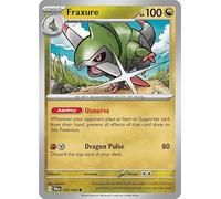 Fraxure 045/063 Common Reverse Holo Pokemon Card | Shrouded Fable Set | Scarlet & Violet Series | Titan Authenticated
