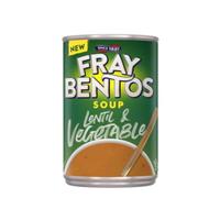 Fray Bentos Lentil & Vegetable Soup, Vegetarian, 380 g (12-Pack)