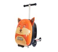 Frazer the Fox 18" Scooter Suitcase Folding Luggage With Wheels Flyte Orange One Size