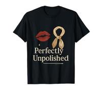 Frazzled But Fabulous Perfectly Unpolished Scarf & Lipstick T-Shirt