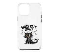 Frazzled Cat What Is It Now Funny Tired Work Mom Teacher Case for iPhone 12 Pro Max