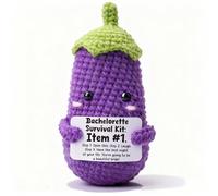 FRBFRB Funny Bachelorette Party Survival Kit Gag Gift for Bride - Humorous Bridal Shower Present, Crochet Novelty Toy, Hen Party Essentials, Last Fling Before The Ring Supplies for Her