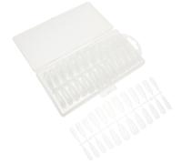 FRCOLOR 1 Box Full Cover False Nails Kit with 240 Easy to Apply Abs Nail Tips, Square End Design, Suitable for Daily Use and People of Different Finger Sizes, Easy to Trim and Paint