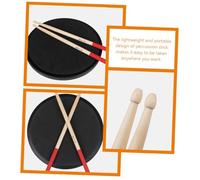 FRCOLOR 1 Pair Maple Wood Drum Sticks for Adults Non Slip Grip Comfortable Practice Mallets Bright Colors for Electronic Drums and Jazz Ensembles