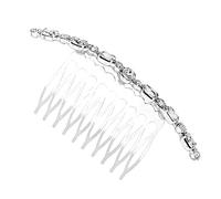 FRCOLOR 1 Pc Hair Comb Bridal Hair Clip Rhinestone Headpiece Rhinestone Barrettes Flower Bridal Headpiece Crystal Side Comb Bride Hair Accessory Alloy Hair Decor Headwear Flowers