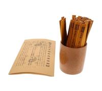 FRCOLOR 1 Set Bamboo Divination Sticks for Chinese Fortune Telling Complete I Ching Guide with Hexagrams Interactive Learning Tool with Book and Picture for Spiritual Guidance