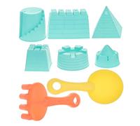 FRCOLOR 1 Set Beach Set Portable Sand Castle Making Digging Playthings Bright Colors for Cognitive Development and Imaginative Play Beach Random Color