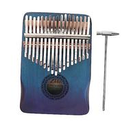 FRCOLOR 1 Set Chic Key Kalimba Thumb Piano for Beginners Easy to Use Finger Piano Lightweight Durable Design for Music Lovers Stress Relief Gradient Blue with Finish