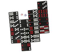 FRCOLOR 1 Set Chinese Paigow Game Traditional Domino Tiles for Family Entertainment Material Printing for Gatherings and Parties