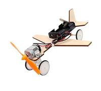 FRCOLOR 1 Set DIY Wooden Aircraft for Kit Without Battery Inspiring Curiosity and Creativity for School Science Projects and Fun DIY Assembly