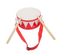 FRCOLOR 1 Set Drum Snare Drum for Ages Double Sided Percussion Instrument for Music Red White Design to Enhance Rhythm Coordination Skills