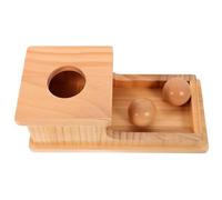 FRCOLOR 1 Set Educational Box Wooden Ball Throwing Box for Fine Motor Skills Sensory Training Color Recognition for Development and Social Interaction